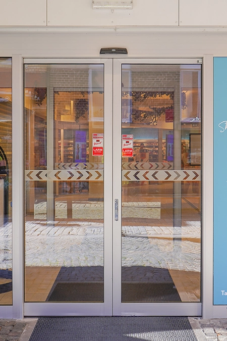 Combishield 56 - skjutdörr - butiksentre start