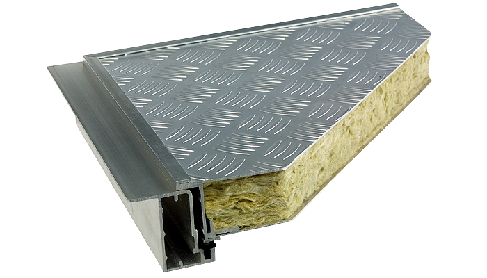 Vikingshield 64 - detaljbild - snitt