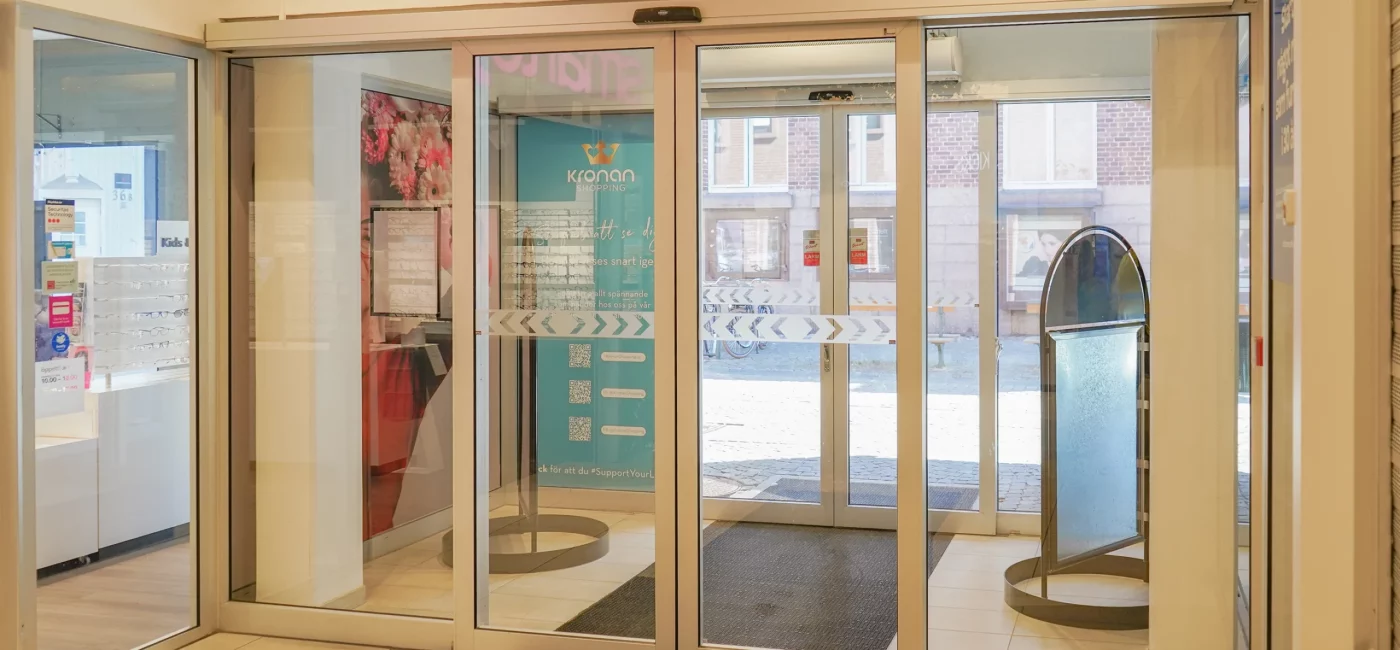 Combishield 56 - skjutdörr - butiksentre